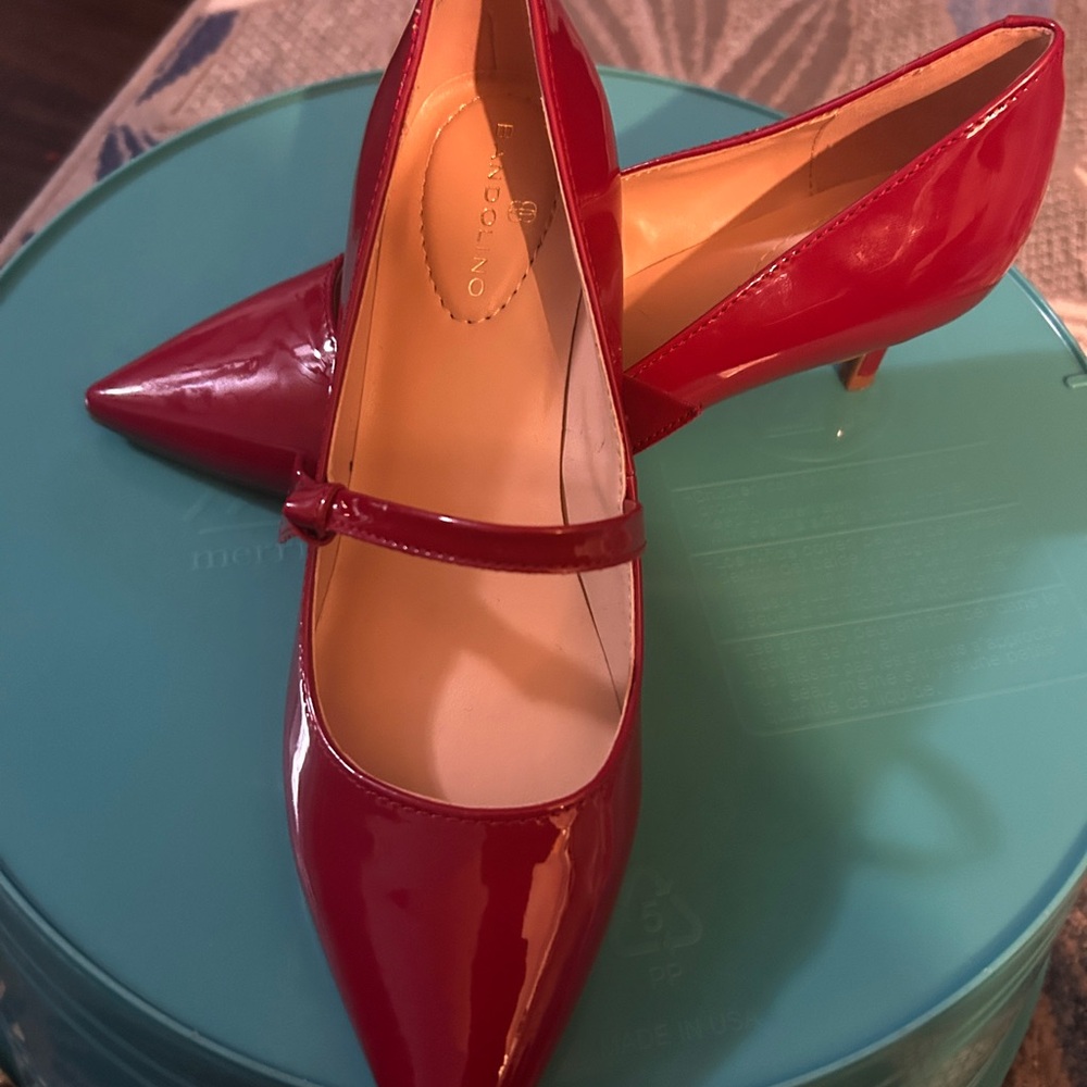 Red Patent Leather Heels
